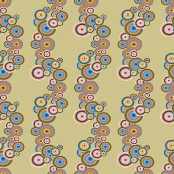 Soyut geometrik renkli seamless modeli daireler, arka plan ile