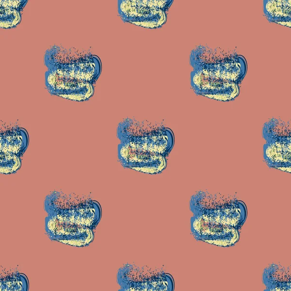 Bulutlar Dikişsiz desen şeklinde suluboya soyut leke.