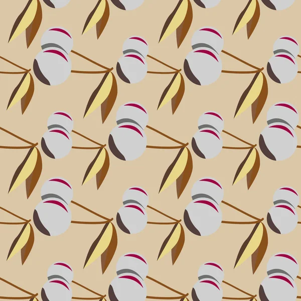 Třešně Višně Bezešvé Vzor Dobré Balení Textil Tapety — Stockový vektor