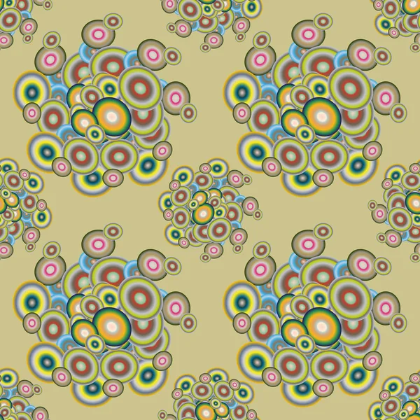 Soyut geometrik renkli seamless modeli daireler, arka plan ile
