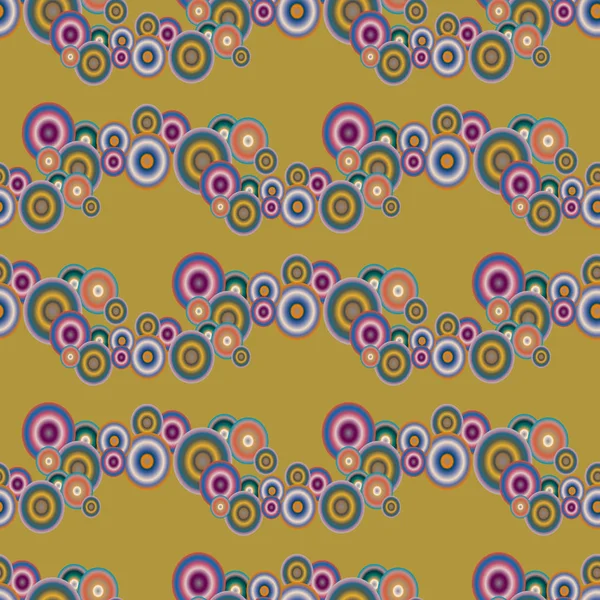 Soyut geometrik renkli seamless modeli daireler, arka plan ile