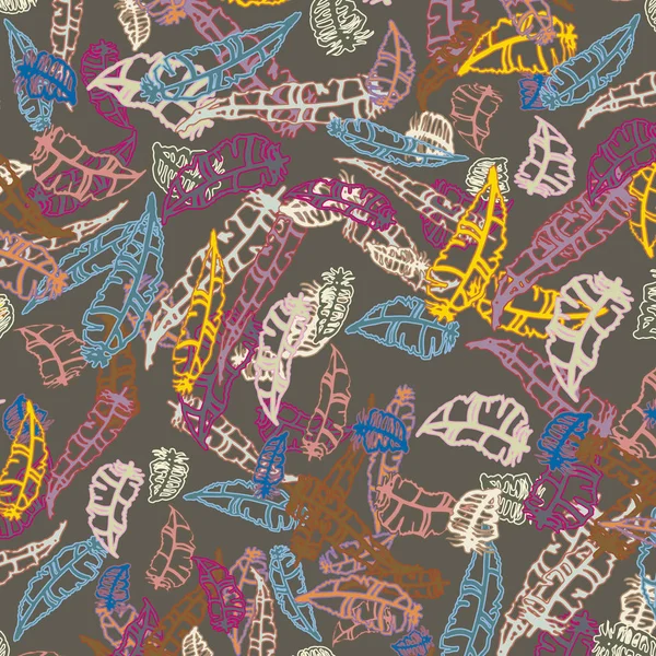 Tüyler, vektör çizim ile zemin 