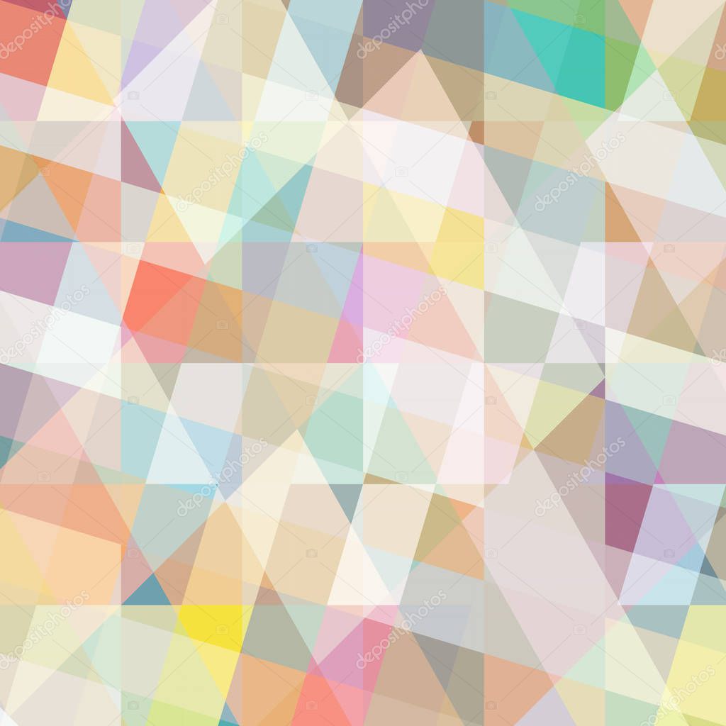 Abstract geometric colorful seamless pattern for background. 