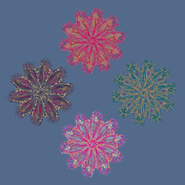 Stil zentangle yeni simetrik mandala doodle ile sanat esin kaynağı oldu. Duvar kağıdı, desen dolgularını, web sayfaları, yüzey dokuları için dekoratif nesne-ebilmek var olmak kullanılmış.