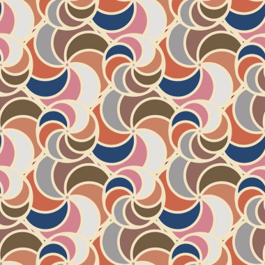 soyut geometrik renk desenli vektör çizimi