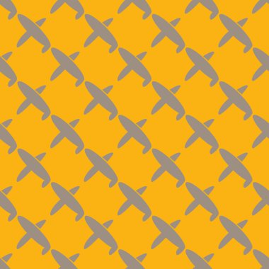 Seamless modeli uçak gökyüzünde, vektör çizim