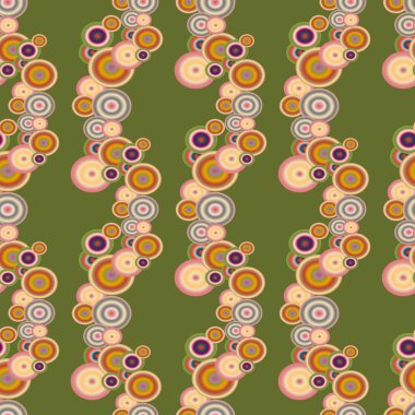 Soyut geometrik renkli seamless modeli daireler, arka plan ile