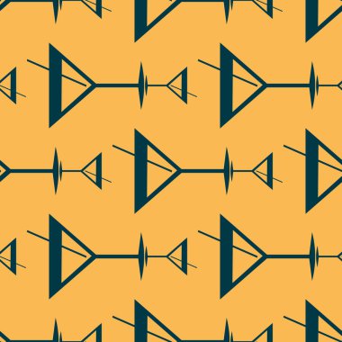 Tropik kokteyller renkli seamless modeli