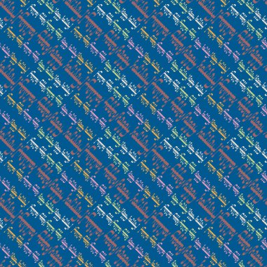 Arapça metin mutlu tatil çok renkli seamless modeli.