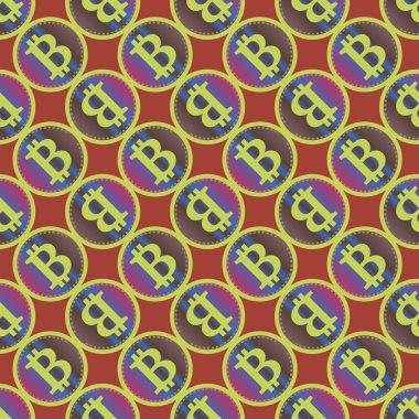 bitcoins parlak parlak pahalı sikkeleri ile Seamless modeli 