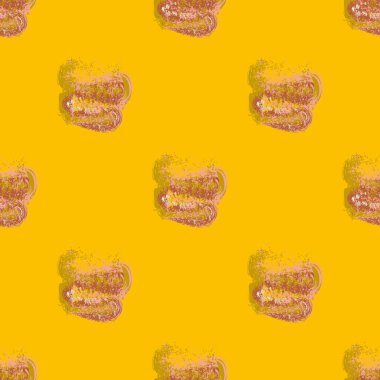 Bulutlar Dikişsiz desen şeklinde suluboya soyut leke.