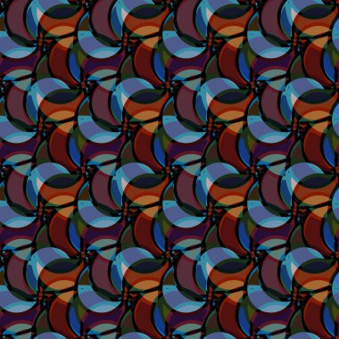 soyut geometrik renk desenli vektör çizimi