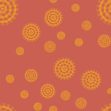 Yeni arka plan yaratıcı Soyut Fraktal desenli. Zemin için yumuşak hatları vintage desen. 