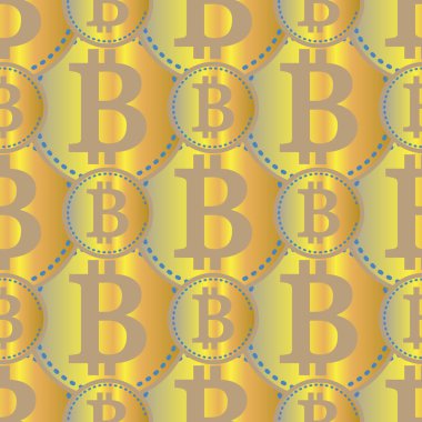 bitcoins parlak parlak pahalı sikkeleri ile Seamless modeli 