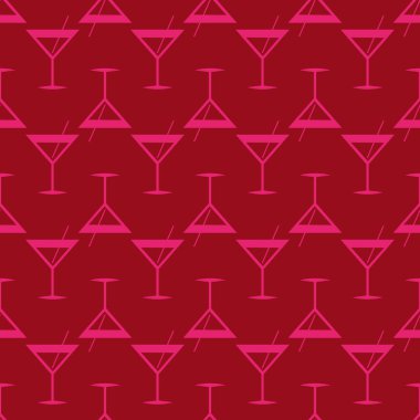 Tropik kokteyller renkli seamless modeli