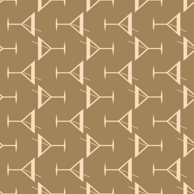 Tropik kokteyller renkli seamless modeli