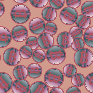 bitcoins parlak parlak pahalı sikkeleri ile Seamless modeli 