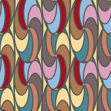 soyut geometrik renk desenli vektör çizimi