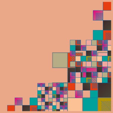 soyut geometrik renksiz desen