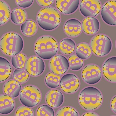 bitcoins parlak parlak pahalı sikkeleri ile Seamless modeli 