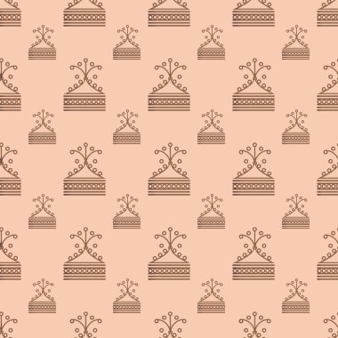 Altın seamless modeli, vektör çizim 