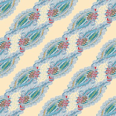 Soyut Dikişsiz renkli desen, vektör çizim