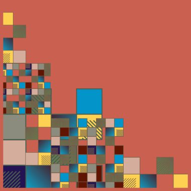 soyut geometrik renksiz desen