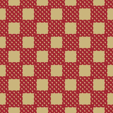 Soyut hasır geometrik seamless modeli. Vektör çizim 