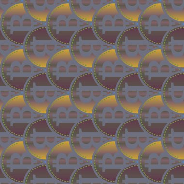 bitcoins parlak parlak pahalı sikkeleri ile Seamless modeli 