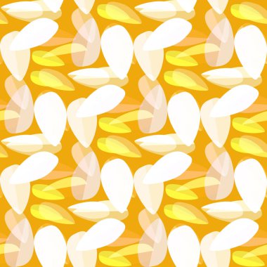 Parlak arka plan Dikişsiz desen çok renkli yapraklarda.