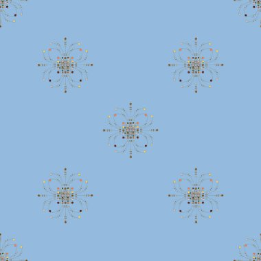 Vintage seamless modeli, vektör çizim 