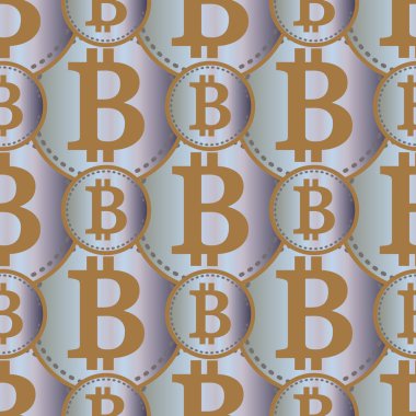 bitcoins parlak parlak pahalı sikkeleri ile Seamless modeli 