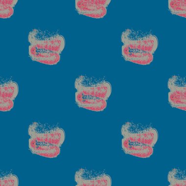 Bulutlar Dikişsiz desen şeklinde suluboya soyut leke.