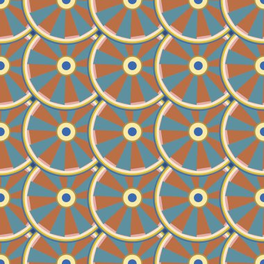 soyut geometrik renk desenli vektör çizimi