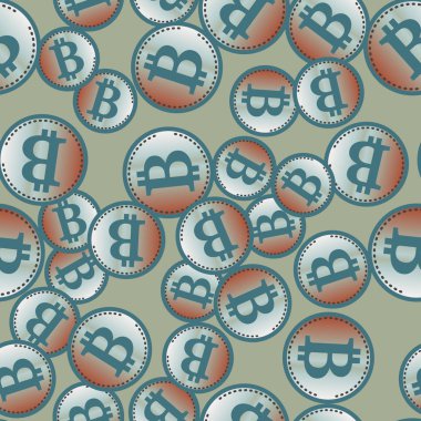 bitcoins parlak parlak pahalı sikkeleri ile Seamless modeli 