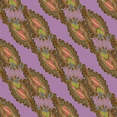 Soyut Dikişsiz renkli desen, vektör çizim