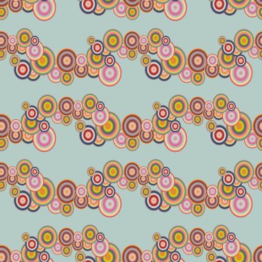 Soyut geometrik renkli seamless modeli daireler, arka plan ile