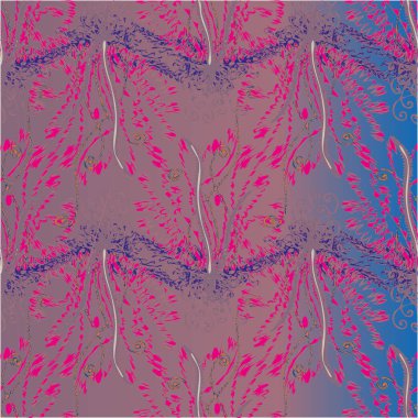 Soyut renkli seamless modeli, arka plan