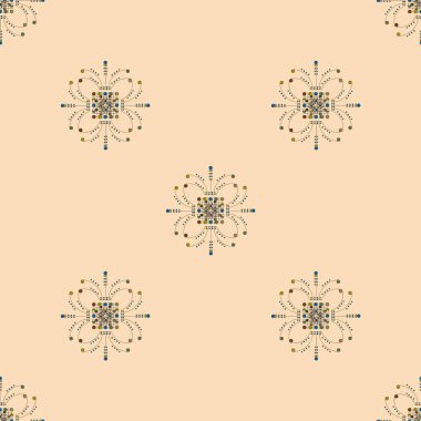 Vintage seamless modeli, vektör çizim 