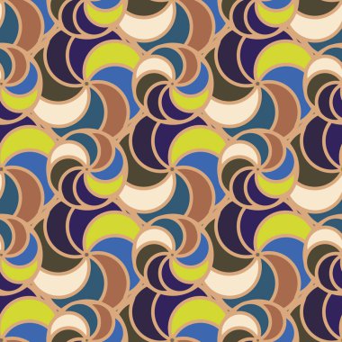 soyut geometrik renk desenli vektör çizimi