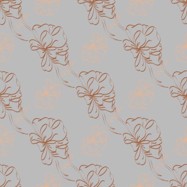 Çok renkli yay ve kurdeleler parlak seamless modeli.