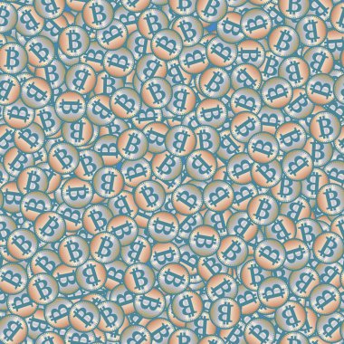 bitcoins parlak parlak pahalı sikkeleri ile Seamless modeli 