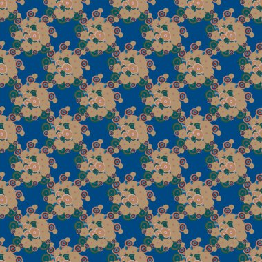 Soyut geometrik renkli seamless modeli daireler, arka plan ile