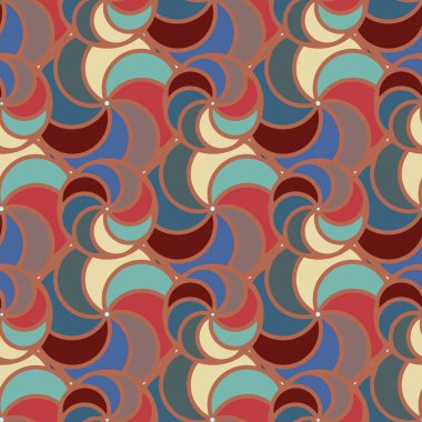 soyut geometrik renk desenli vektör çizimi