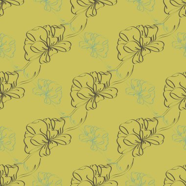 Çok renkli yay ve kurdeleler parlak seamless modeli.