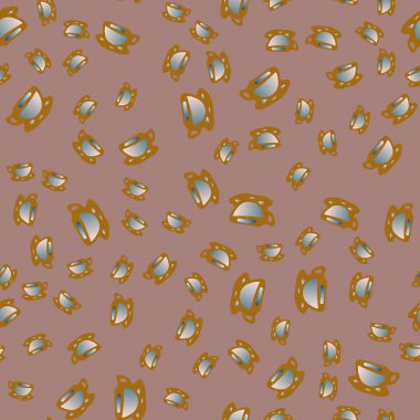 Kahve ya da çay Dikişsiz desen bardak.