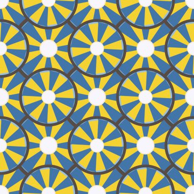 soyut geometrik renk desenli vektör çizimi