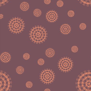 Yeni arka plan yaratıcı Soyut Fraktal desenli. Zemin için yumuşak hatları vintage desen. 