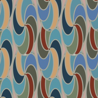 soyut geometrik renk desenli vektör çizimi