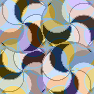 soyut geometrik renk desenli vektör çizimi